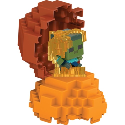 Mattel Minecraft Παιδικά Φιγούρα Παιχνιδιού MINI TORCHED ZOMBIE HXT64 / JCD40 194735268993