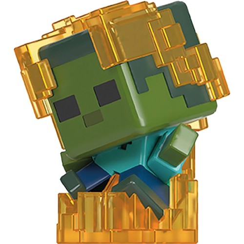 Mattel Minecraft Παιδικά Φιγούρα Παιχνιδιού MINI TORCHED ZOMBIE HXT64 / JCD40 194735268993