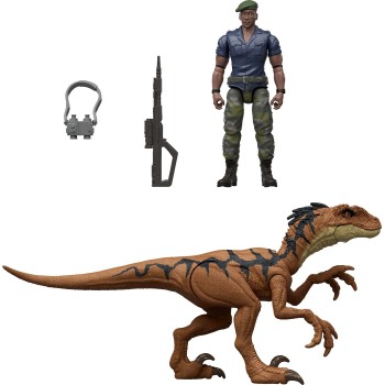 Mattel Jurassic World Παιδικά Φιγούρα Παιχνιδιού Duncan Kincaid & Velociraptor JGB82 / JGB85 194735309788