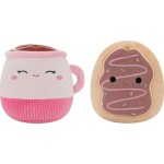 Jazwares Squishmallows Pets - Cafe Λούτρινο Παιχνίδι Σκύλου Με Ήχο (Σετ 2Τμχ)  JWP00298 191726514473