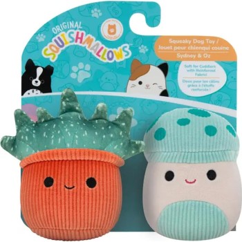 Jazwares Squishmallows Pets - Plants Plants Playing Dog With Sound (2Pc Set) JWP00301 191726515531