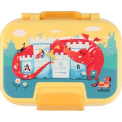 Estia παιδικό φαγητοδοχείο Save the Aegean 1330ml 2 Επιπεδων Fortress Dragon 01-33552 5207158033552