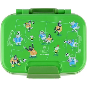 Estia παιδικό φαγητοδοχείο Save the Aegean 1330ml 2 Επιπεδων Jungle Kick 01-33569 5207158033569