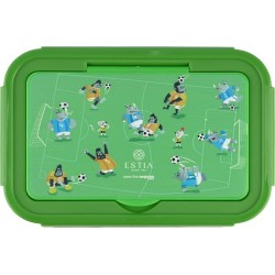Estia Save the Aegean 900ml Children's Food Container With 2 Stainless. Jungle Kick Pockets 01-33705 5207158033705