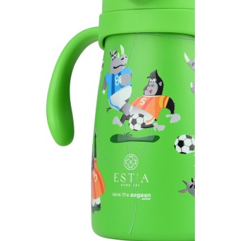 Estia Θερμός Παιδικά Bubble Bottle Save THE Aegean 300ml Jungle Kick 01-33224 5207158033224
