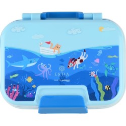 Estia παιδικό φαγητοδοχείο Save the Aegean 1330ml 2 Επιπεδων Ocean Play 01-33514 5207158033514