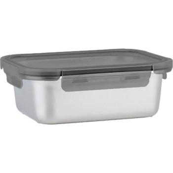 Estia Stainless Steel 1200ml Foods With Plastic lid 01-33729 5207158033729