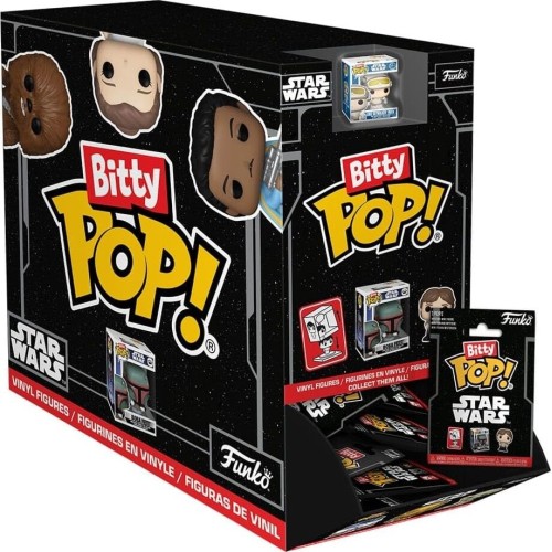Funko  bitty pop! singles: star wars (blind bag/random) vinyl figures 83674 889698836746