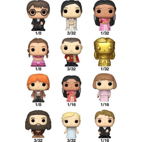 Funko  bitty pop! singles: harry potter goblet of fire (blind bag/random) vinyl figures 83660 889698836609