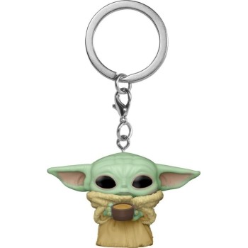Funko  pocket pop!: the mandalorian - the child with cup Φιγούρα Μπρελόκ 53042 889698530422