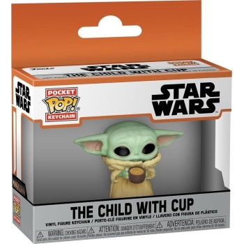 Funko Pop! Keychain: Star Wars: the Mandalorian - Raspberry - Grogu the Chi 53042 889698530422