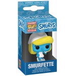 Funko Pop! Keychain: Smurfs - Smurfette - Smurfs Novelty Keyring - Collectable Mini Figure - Stocking Filler - Gift Idea - Offic