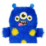 Legami - Super Soft Pencil Case, Monster Theme, Soft Pencil Case, Card With Colouring Pad Included, 100% Polyester, Super Soft P