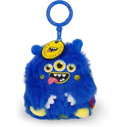 Legami Super Soft! Monster Themed Keychain, Plush Keychain, Engraved Message Pendant and Zinc Carabiner, 7 x 11 cm SPK0015 80526