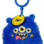 Legami Super Soft! Monster Themed Keychain, Plush Keychain, Engraved Message Pendant and Zinc Carabiner, 7 x 11 cm SPK0015 80526