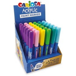 Carioca Ακρυλικός Μαρκαδόρος Ροζ C41401 8003511952129