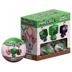 Gama Brands Minecraft Rubber Hangers Figure Ball Ball Surprise (10588746) 10588746 850060887468