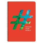 A&G PAPER Σχολικό Τετράδιο Σπιράλ Α4 2Θ 60Φ Coloryourworld 29731 5203296297313