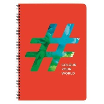 A&G PAPER Σχολικό Τετράδιο Σπιράλ Α4 2Θ 60Φ Coloryourworld 29731 5203296297313