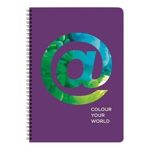 A&G PAPER School Notebook Spiral A4 2Θ 60Φ Coloryourworld 29731 5203296297313