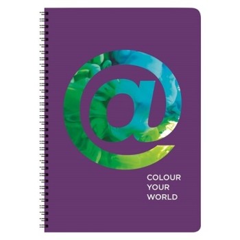 A&G PAPER School Notebook Spiral A4 2Θ 60Φ Coloryourworld 29731 5203296297313