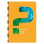 A&G PAPER School Notebook Spiral A4 2Θ 60Φ Coloryourworld 29731 5203296297313