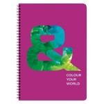 A&G PAPER School Notebook Spiral A4 2Θ 60Φ Coloryourworld 29731 5203296297313