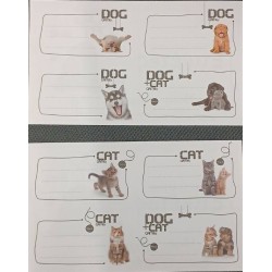 A&G PAPER School Labels 16 Pcs. Cutie Animals 22997 5203296229970