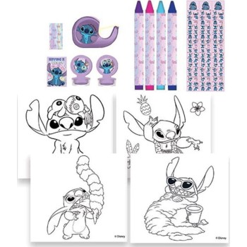 Diakakis imports Σετ Χρωματισμου 12τεμ 17,5x18.5x2 LILO and STITCH 000564927 5205698741210