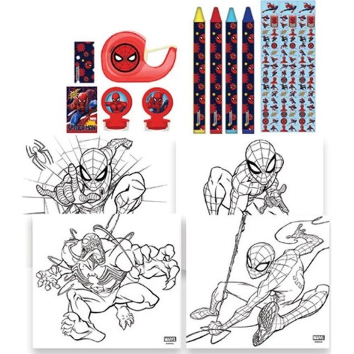 Diakakis imports Color Set 12th 17.5x18.5x2 Spiderman 000508536 5205698741159
