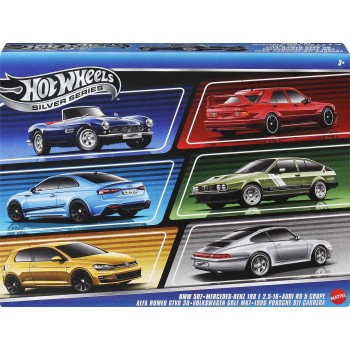 Mattel hot wheels hw αυτοκινητάκια - euro style σετ των 6 JBY79 194735266814