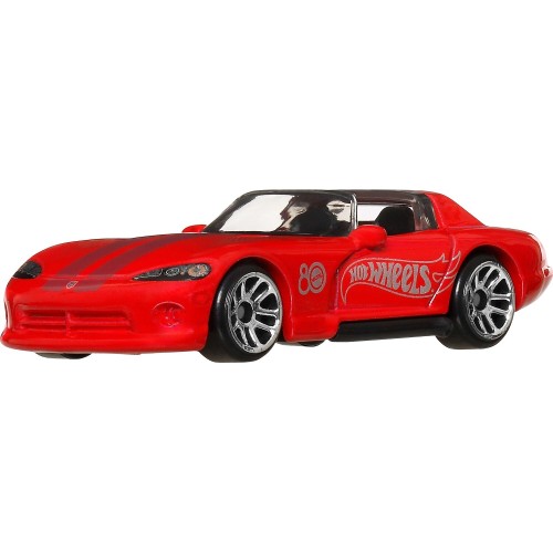 Hot Wheels Silver Series Mattel 80th Anniversary 8-pack, Set of 8 1:64 Scale Toy Cars & Trucks JGK09 194735315796