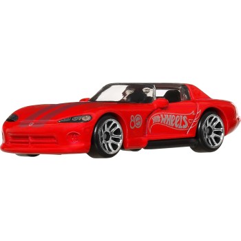 Hot Wheels Silver Series Mattel 80th Anniversary 8-pack, Set of 8 1:64 Scale Toy Cars & Trucks JGK09 194735315796