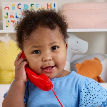 Fisher-price Red Chatter Telephone Baby & Toddler Pull Toy, Mattel 80th Anniversary Edition JGG97 194735313716