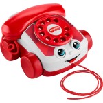 Fisher-price Red Chatter Telephone Baby & Toddler Pull Toy, Mattel 80th Anniversary Edition JGG97 194735313716