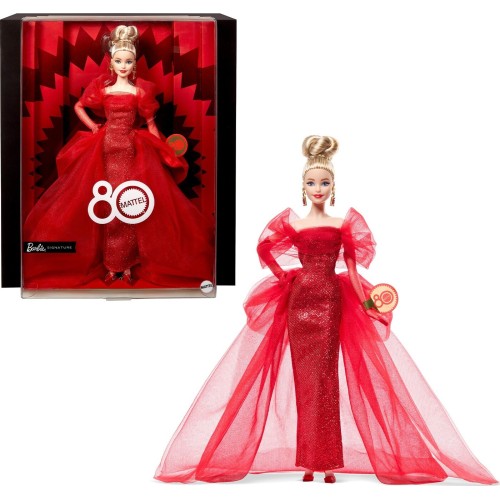 barbie συλλεκτική - mattel 80 χρόνια JBJ17 194735261383