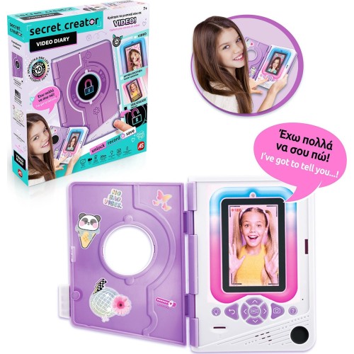 As company Secret Creator Video Diary Electronic Calendar for 8+ Years 1863-42349 3555801423499