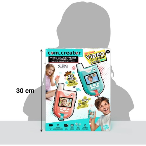As company Com Creator Σετ 2 Walkie - Talkie με Video Creator Για 6+ Χρονών 1863-42348 3555801423482