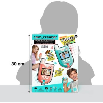 As company Com Creator Σετ 2 Walkie - Talkie με Video Creator Για 6+ Χρονών 1863-42348 3555801423482