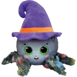 TY Beanie Boos Χνουδωτή Αράχνη με Καπέλο Μάγισσας Γκρι 15εκ 1607-37387 008421373871