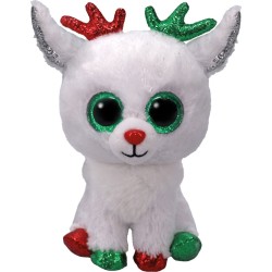 Ty Beanie Boos Fluffy Reindeer White 15cm 1607-37383 008421373833