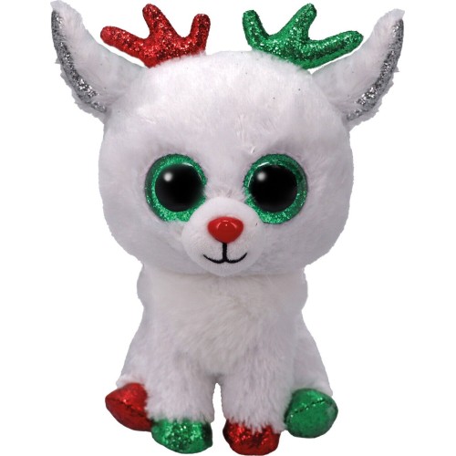 TY Beanie Boos Χνουδωτός Τάρανδος Λευκός 15εκ 1607-37383 008421373833