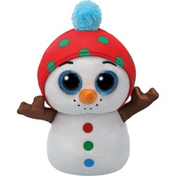 Ty Beanie Boos Fluffy Snowman White 15cm 1607-37382 008421373826