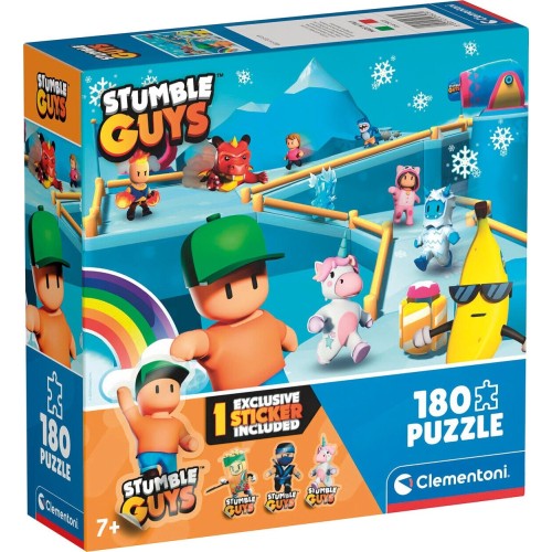 Clementoni Παιδικό Παζλ Supercolor Stumble Guys 180 Τμχ 1210-29323 8005125293230