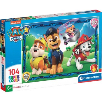 Clementoni Children's Super Color Nickelodeon Paw Patrol 104 pcs 1210 ...