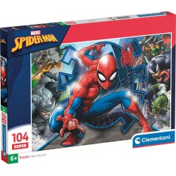 Clementoni Παιδικό Παζλ Super Color Marvel Spiderman 104 τμχ 1210-25044 8005125250448
