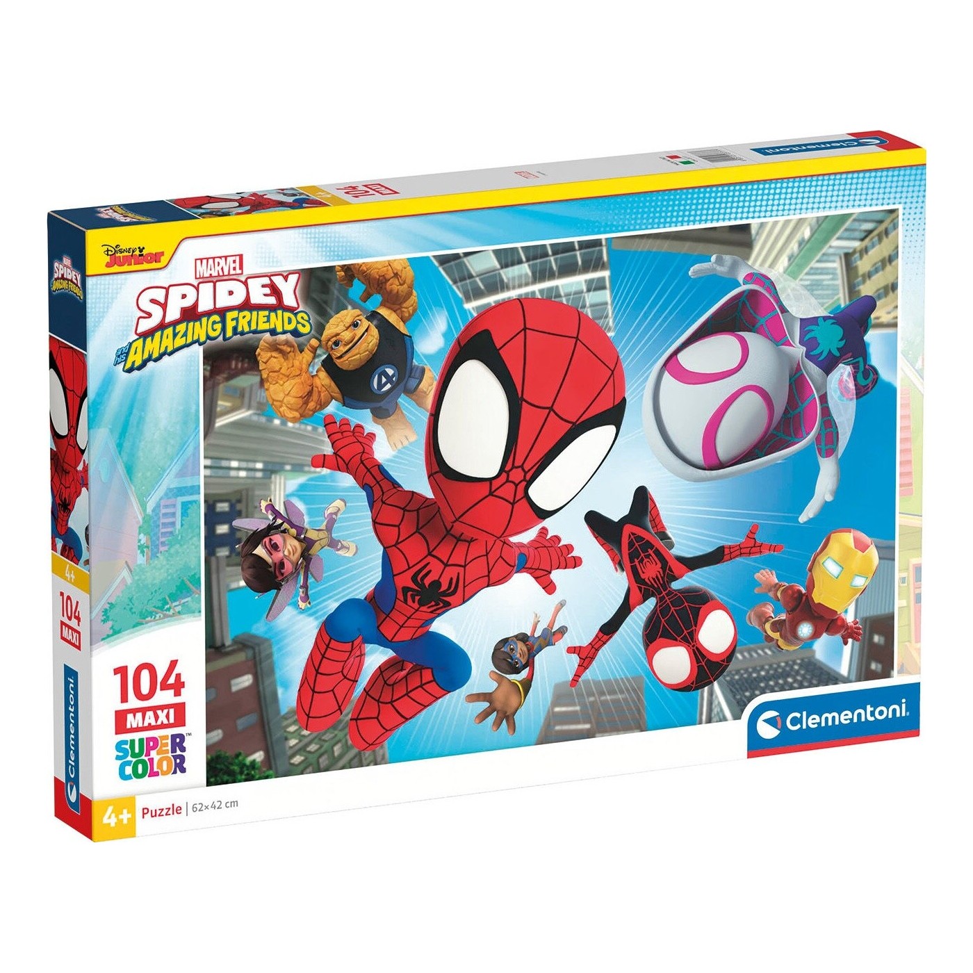 Spiderman Clementoni Kids Maxi Supercolor Marvel Spidey and the Amazing ...