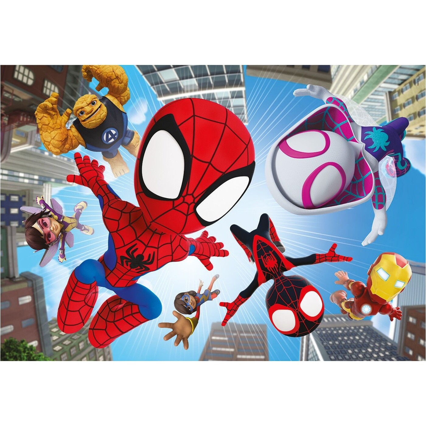 Spiderman Clementoni Kids Maxi Supercolor Marvel Spidey and the Amazing ...