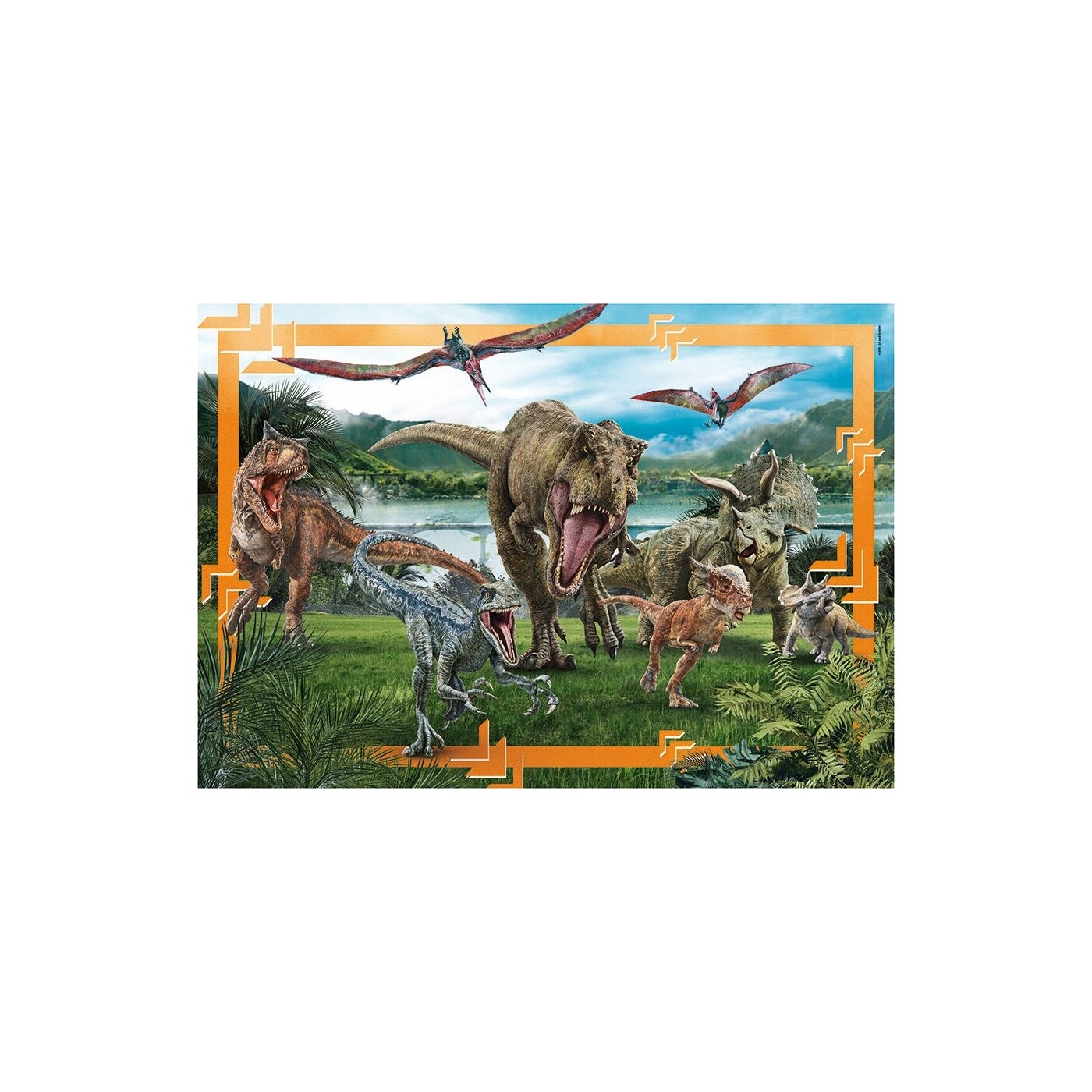 Clementoni Children's Maxi Supercolor Jurassic World 104 pcs 1210-23770 ...