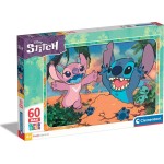 Clementoni Παιδικό Παζλ Maxi Supercolor Disney Stitch 60 τμχ 1200-26596 8005125265961
